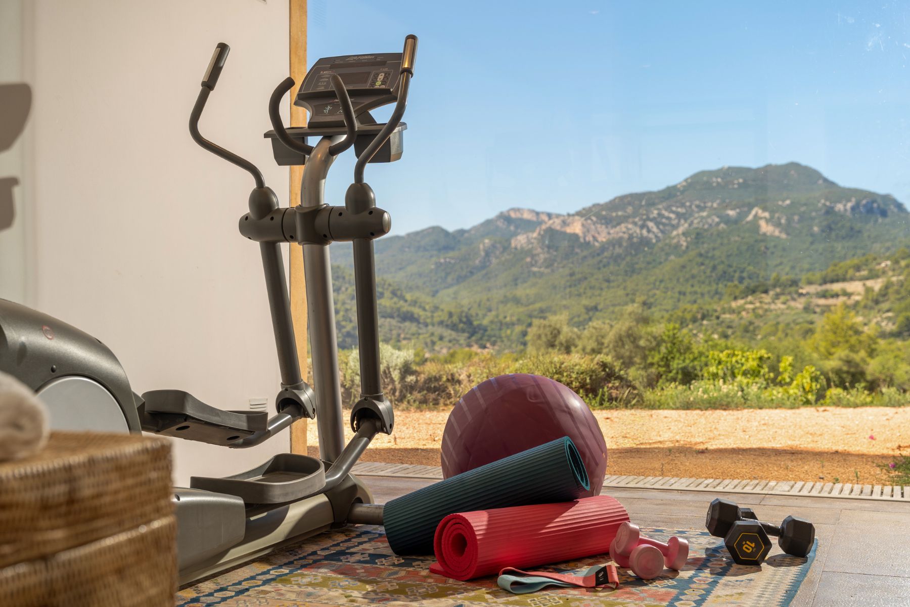 Gym at Finca Olivera, Mallorca