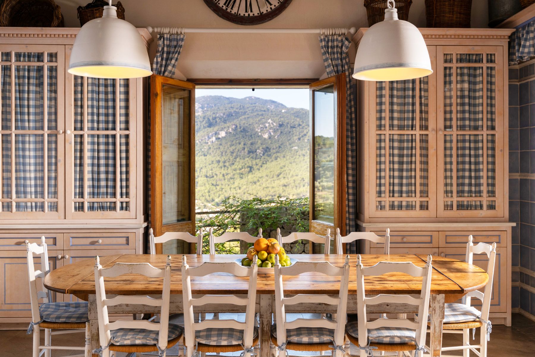 Dining room at Finca Olivera, Mallorca