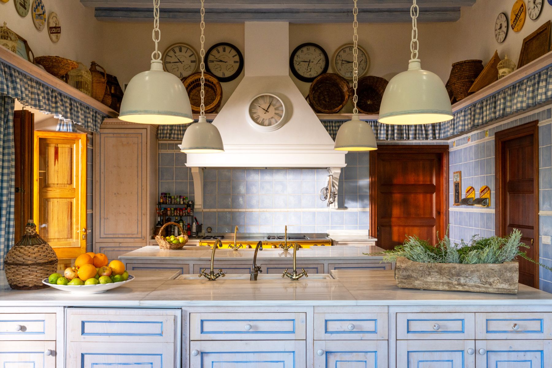 Kitchen at Finca Olivera, Mallorca