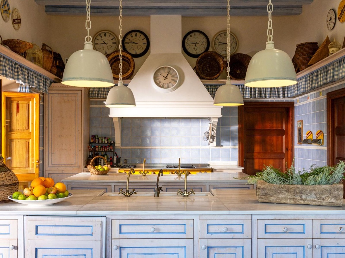 Kitchen at Finca Olivera, Mallorca