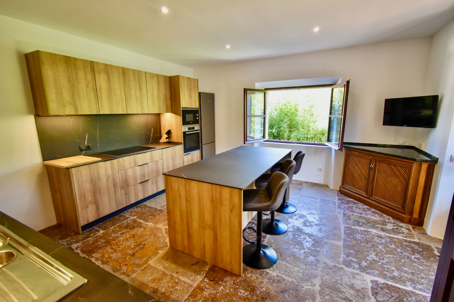 Kitchen at Finca Paraiso, Mallorca