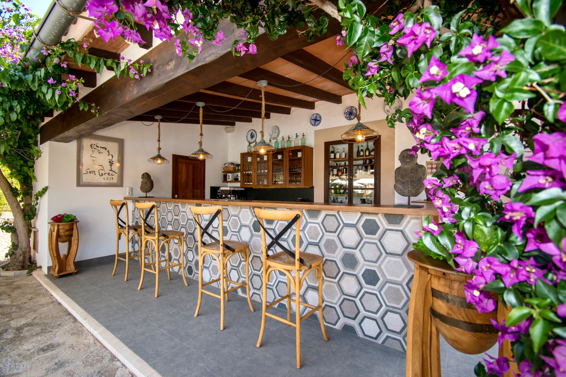 Pool bar at Finca Paraiso, Mallorca