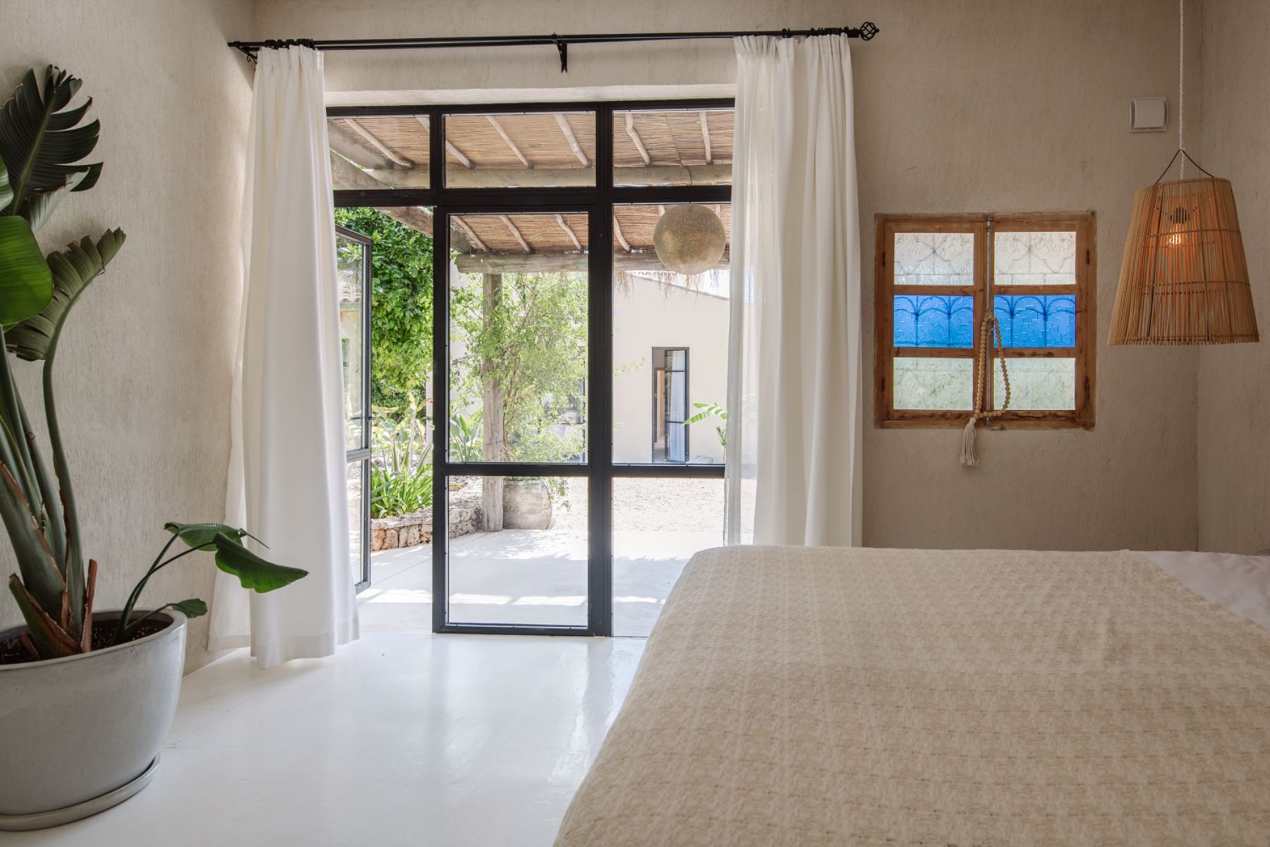 Double bedroom at Finca Romani, Mallorca