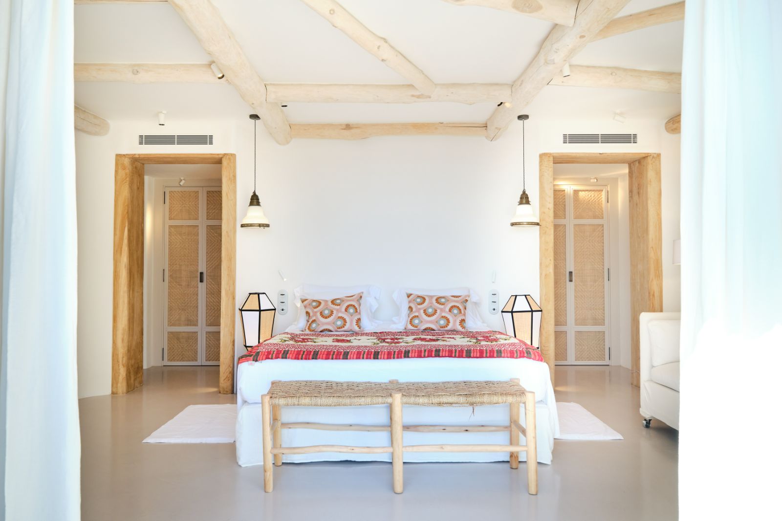 Double bedroom at Sa Font in Mallorca
