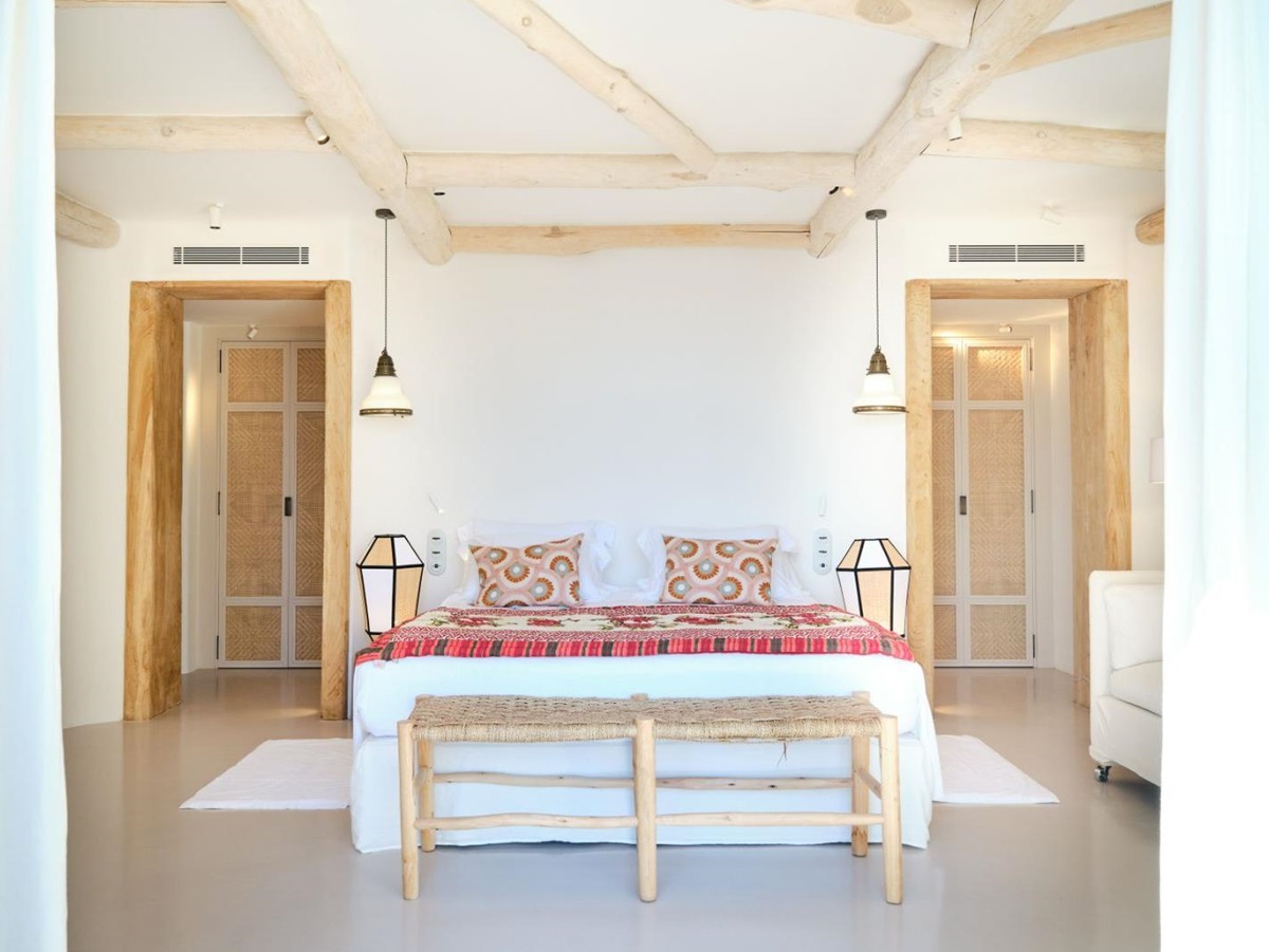 Double bedroom at Sa Font in Mallorca