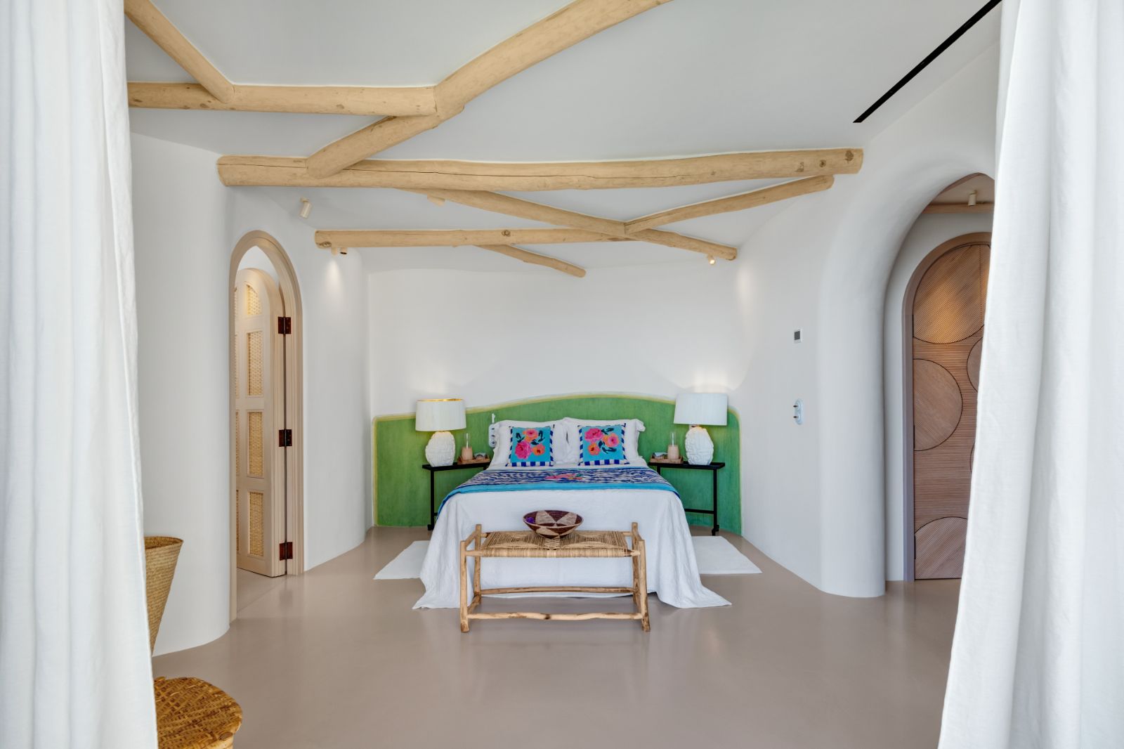 Double bedroom with ensuite at Sa Font in Mallorca