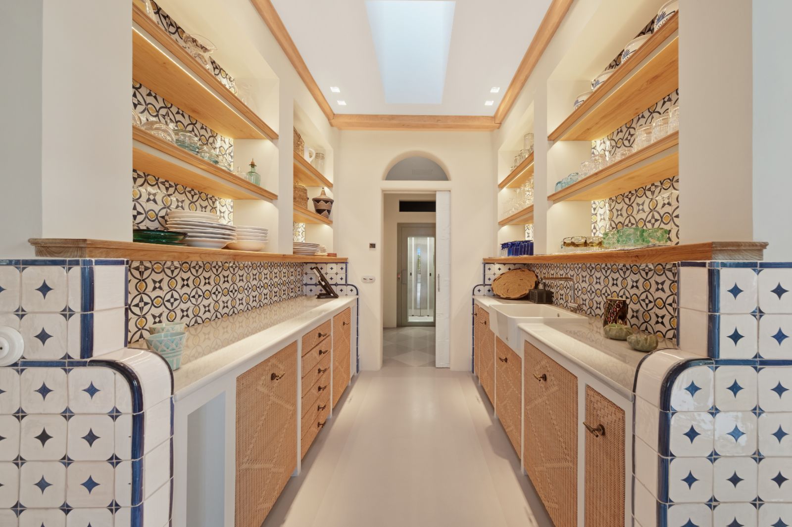 Shelving and storage at Sa Font