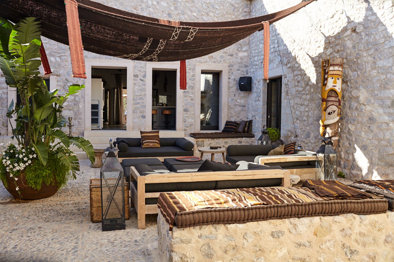 Courtyard at Son Fuster in Mallorca