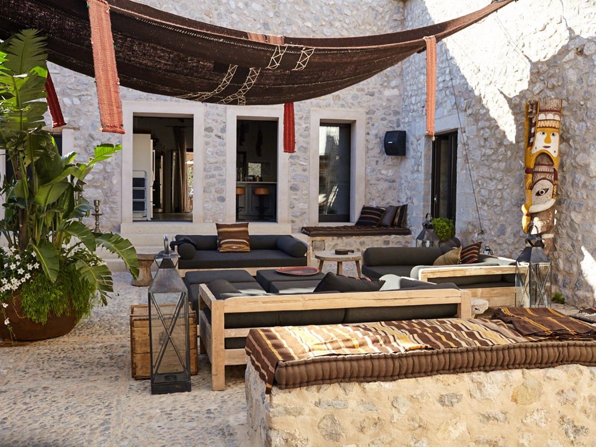 Courtyard at Son Fuster in Mallorca