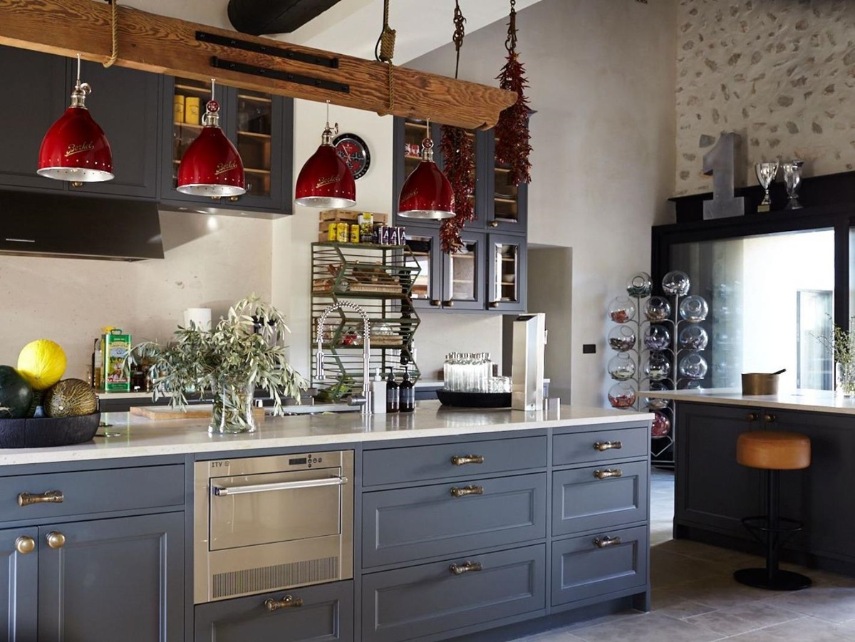 Kitchen at Son Fuster in Mallorca