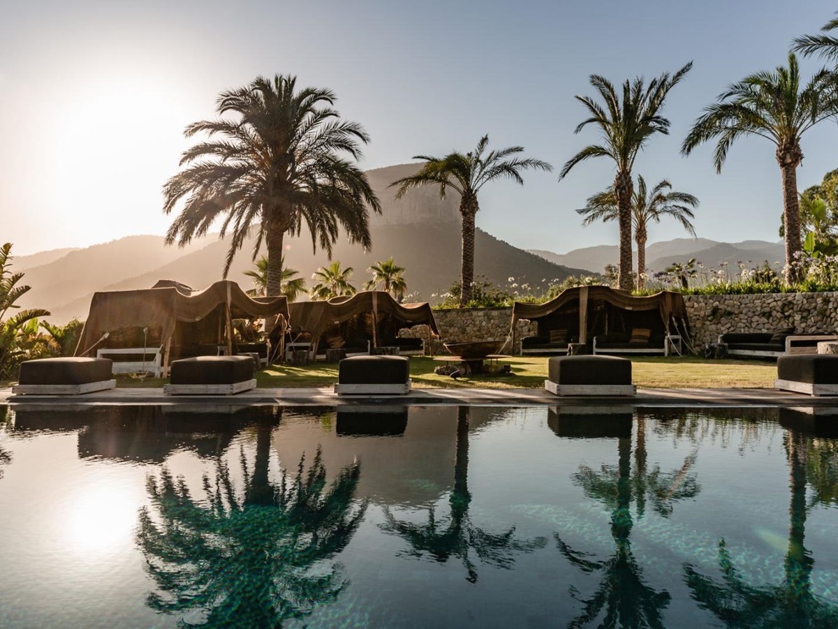 Poolside at Son Fuster in Mallorca