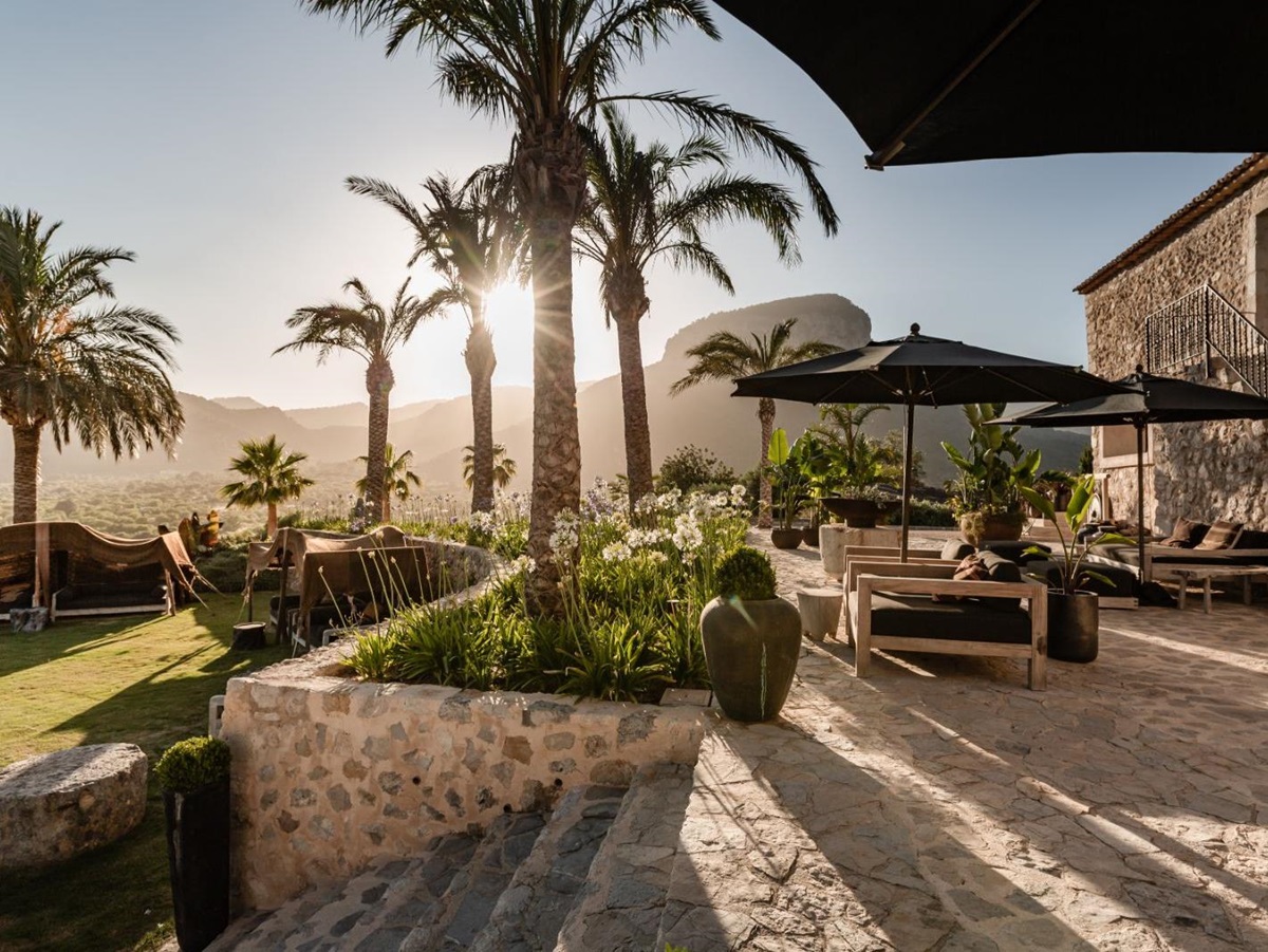 Terrace at Son Fuster in Mallorca