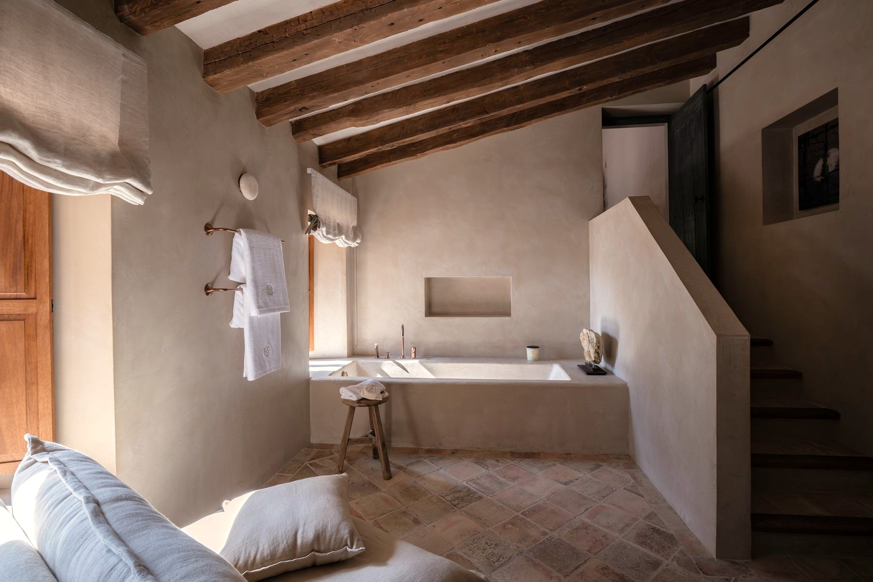 Bathroom at Son Veri, Mallorca