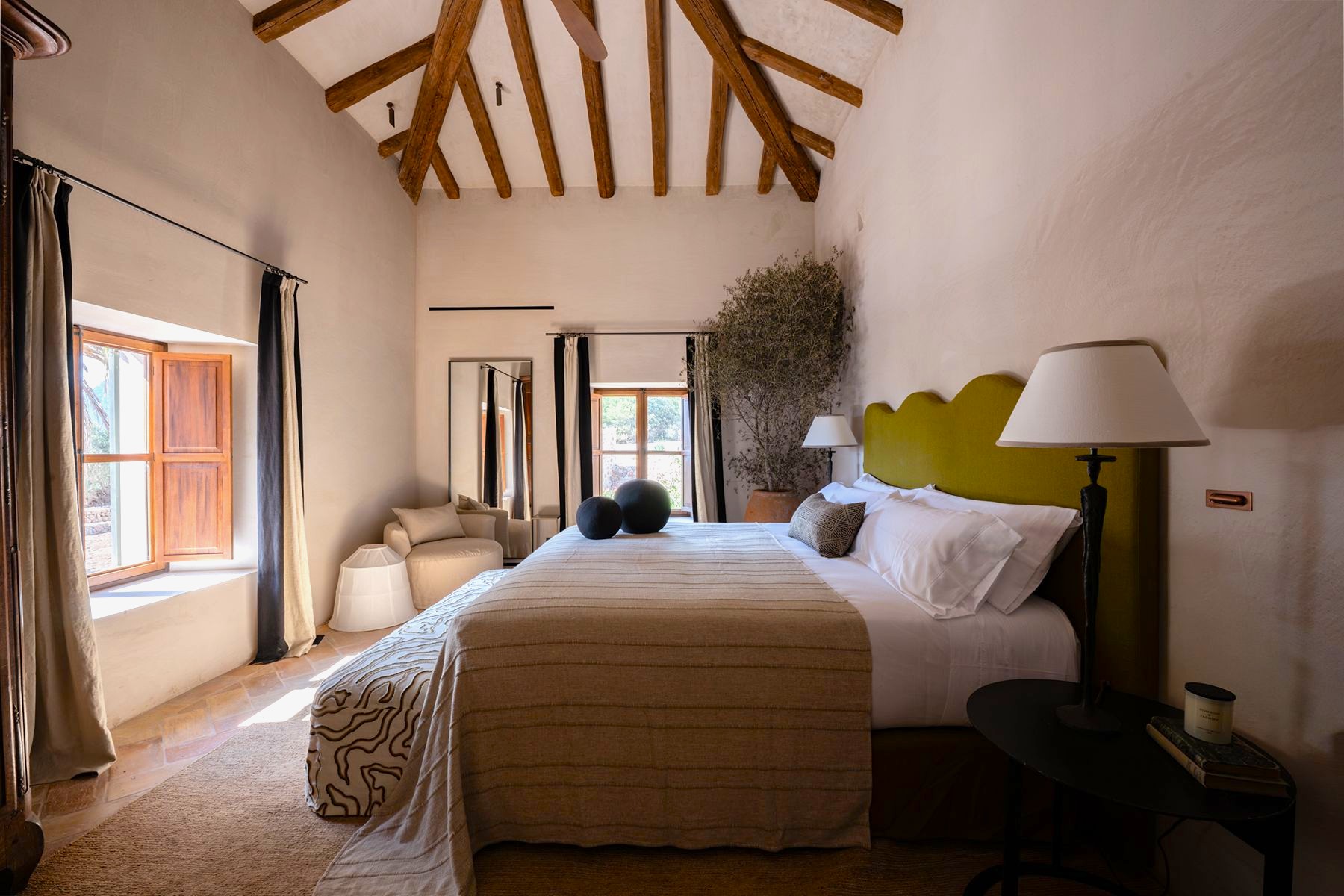 Double bedroom at Son Veri, Mallorca