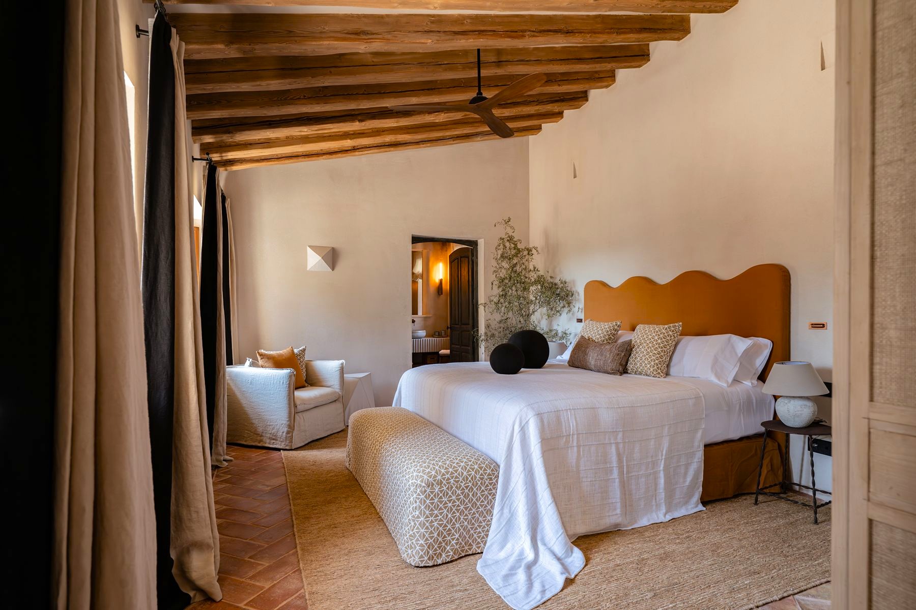 Double bedroom at Son Veri, Mallorca