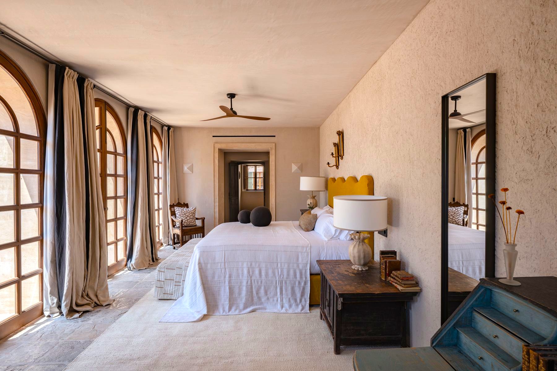 Double bedroom at Son Veri, Mallorca