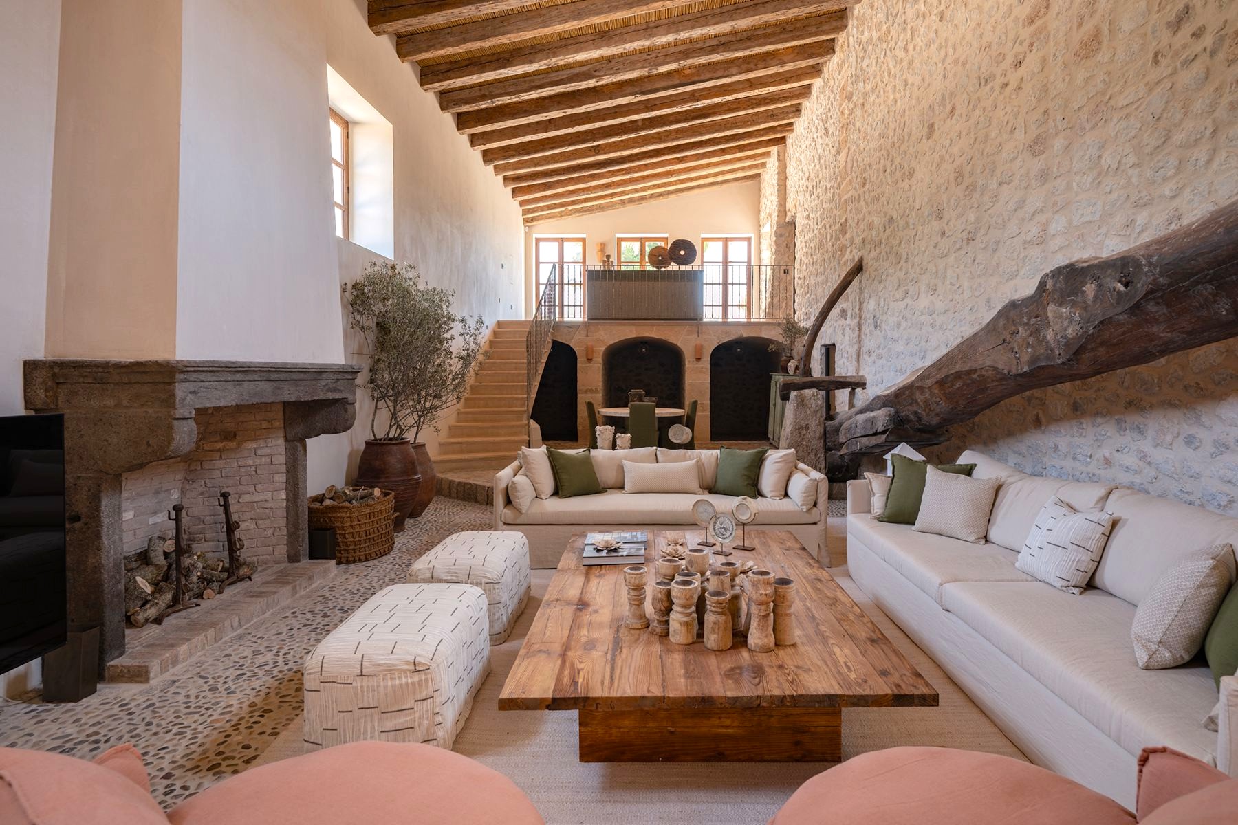 Living room at Son Veri, Mallorca