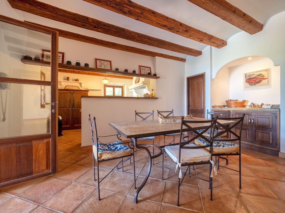 Kitchen at Villa Caleta, Mallorca