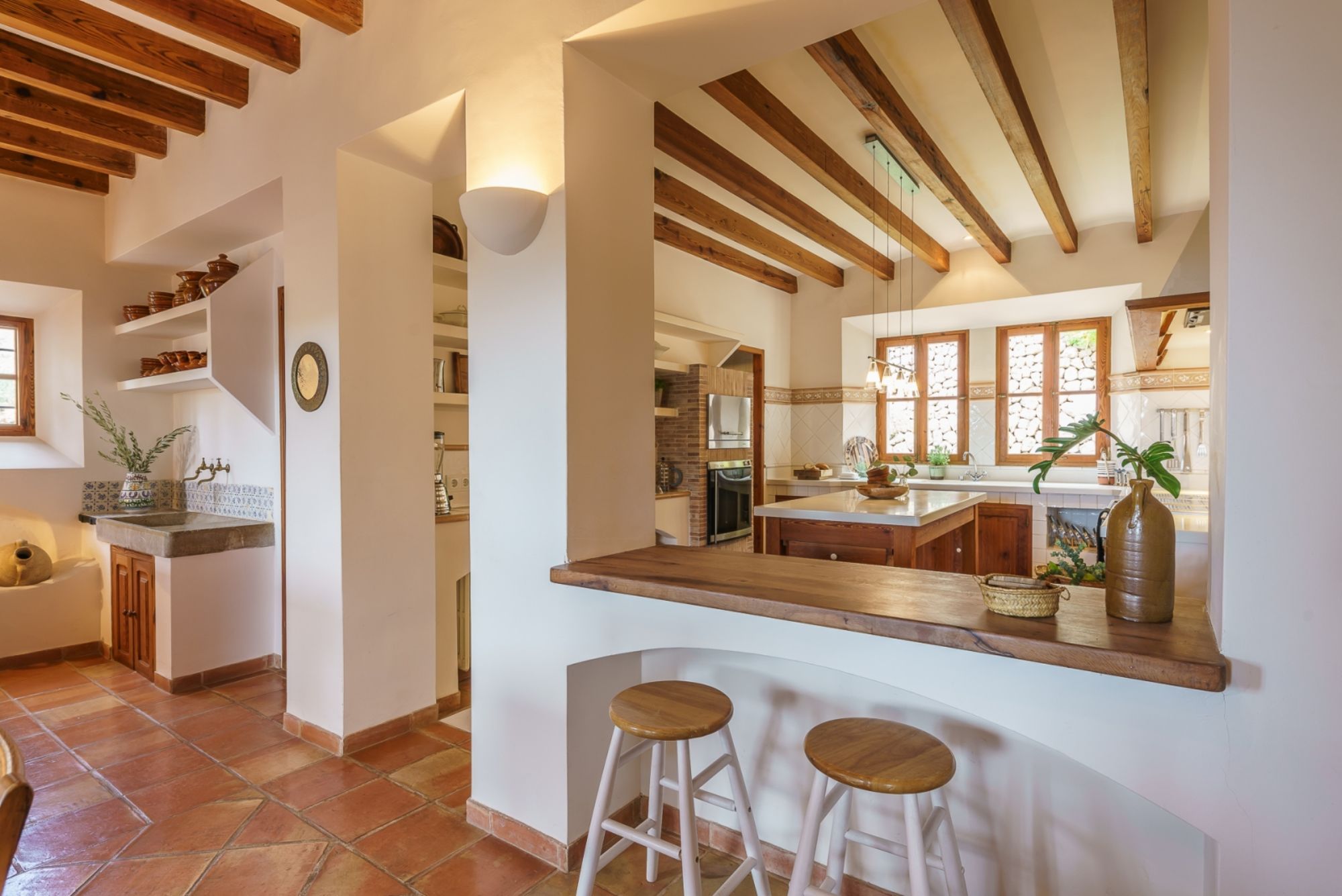 Kitchen at Villa Casa Encantata