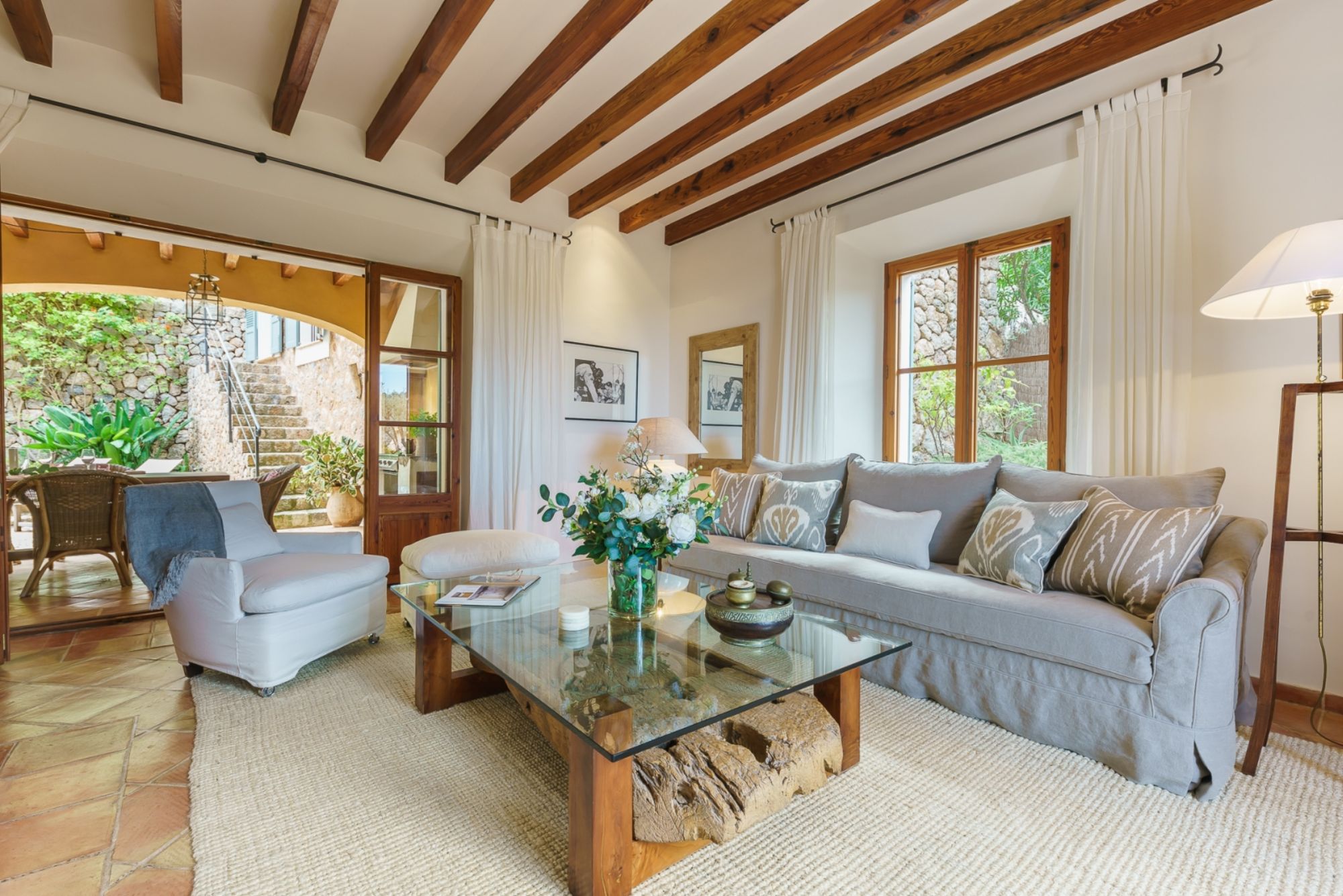 Living room at Villa Casa Encantata