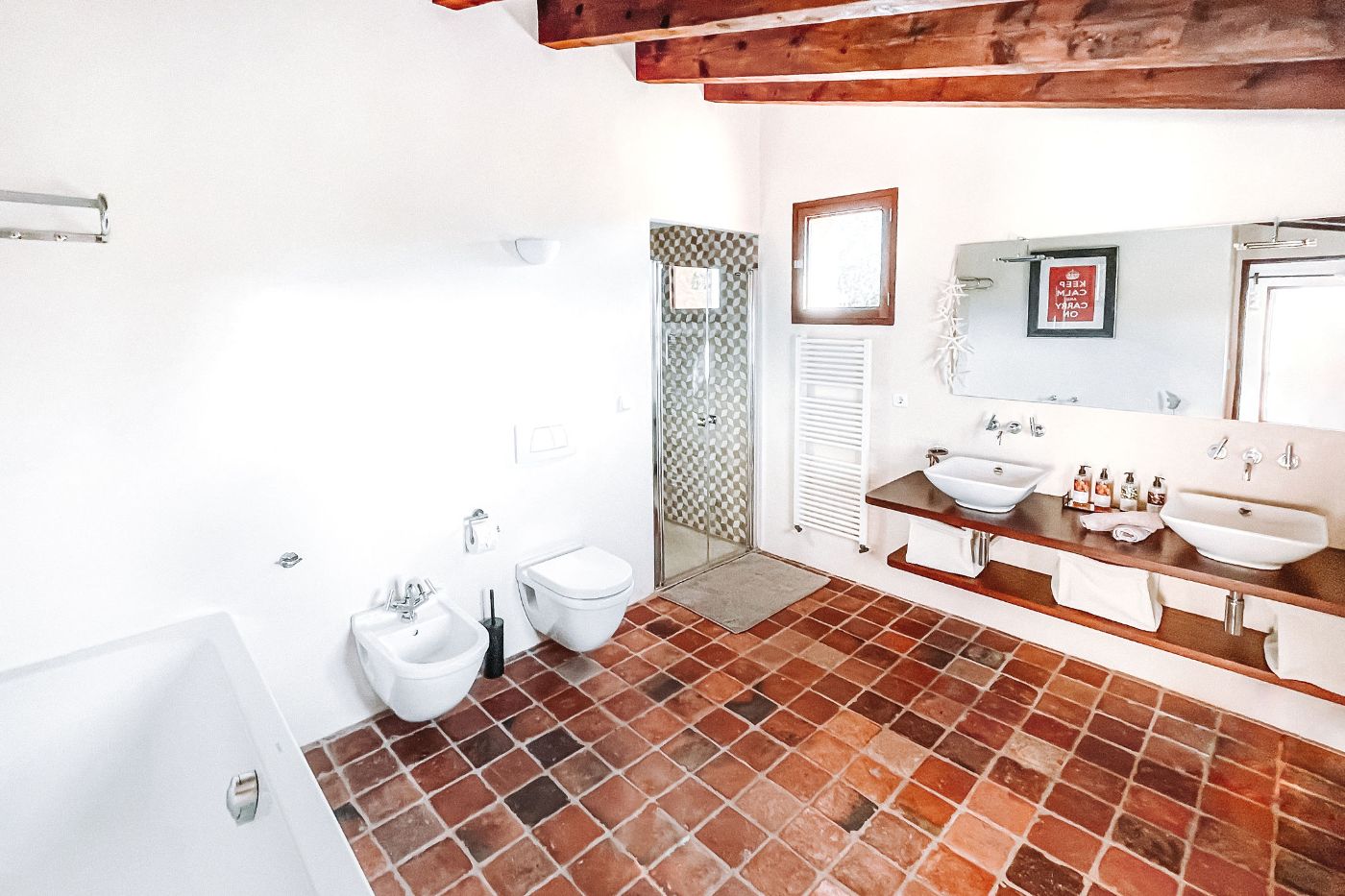 Bathroom at Villa Cascada