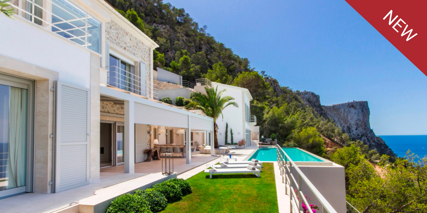 Villa Escaparate in Mallorca - pool with sea view