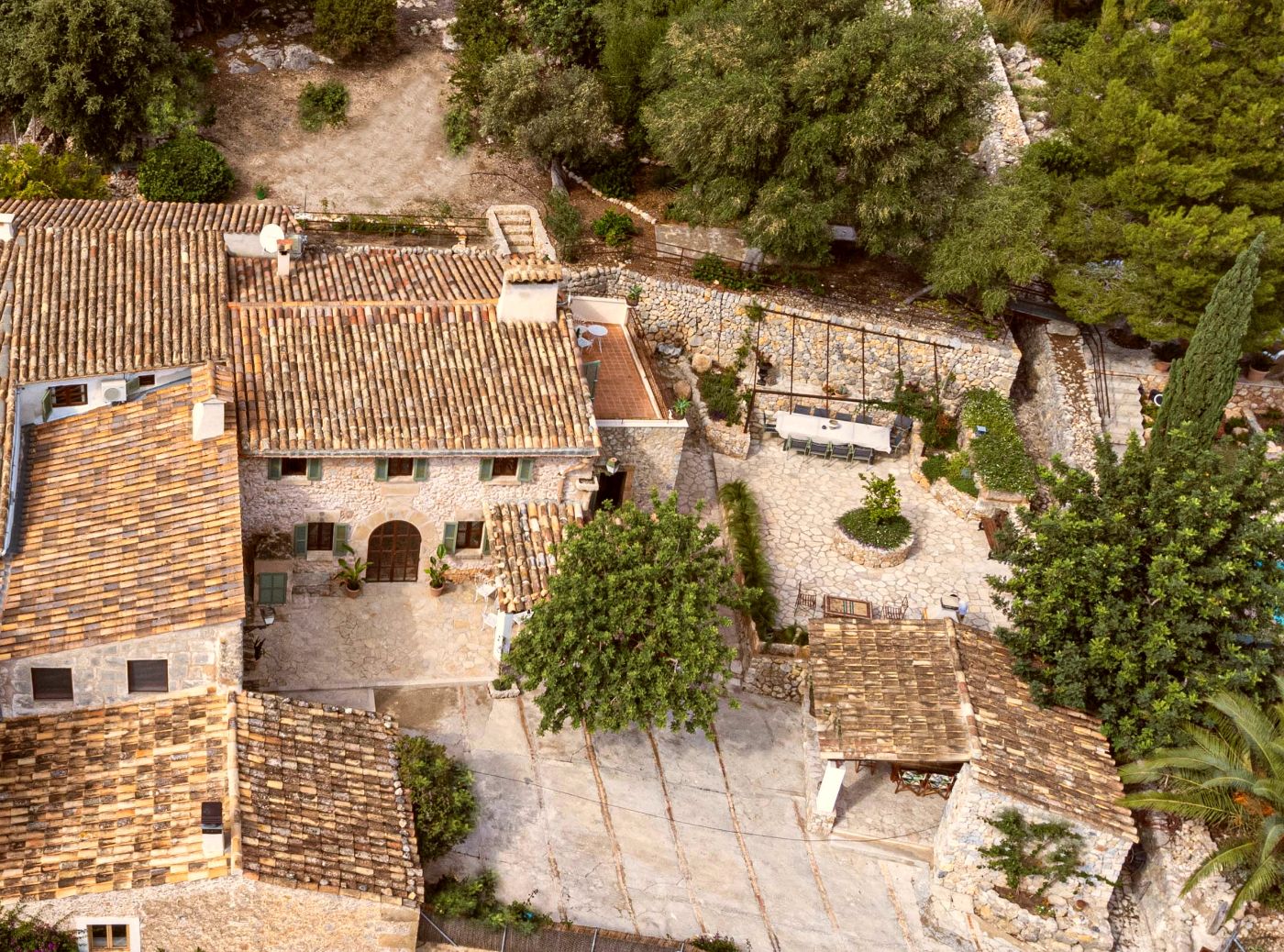 Aerial view at Villa Esplendor