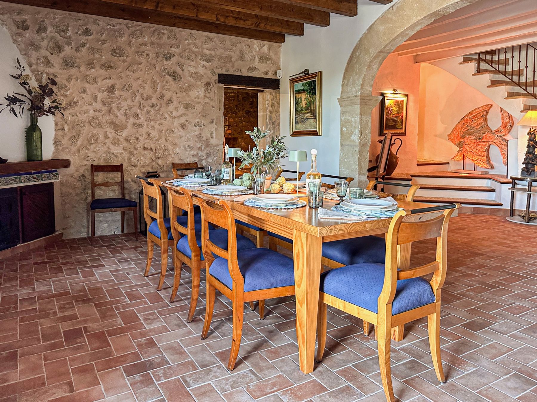 Dining room at Villa Esplendor