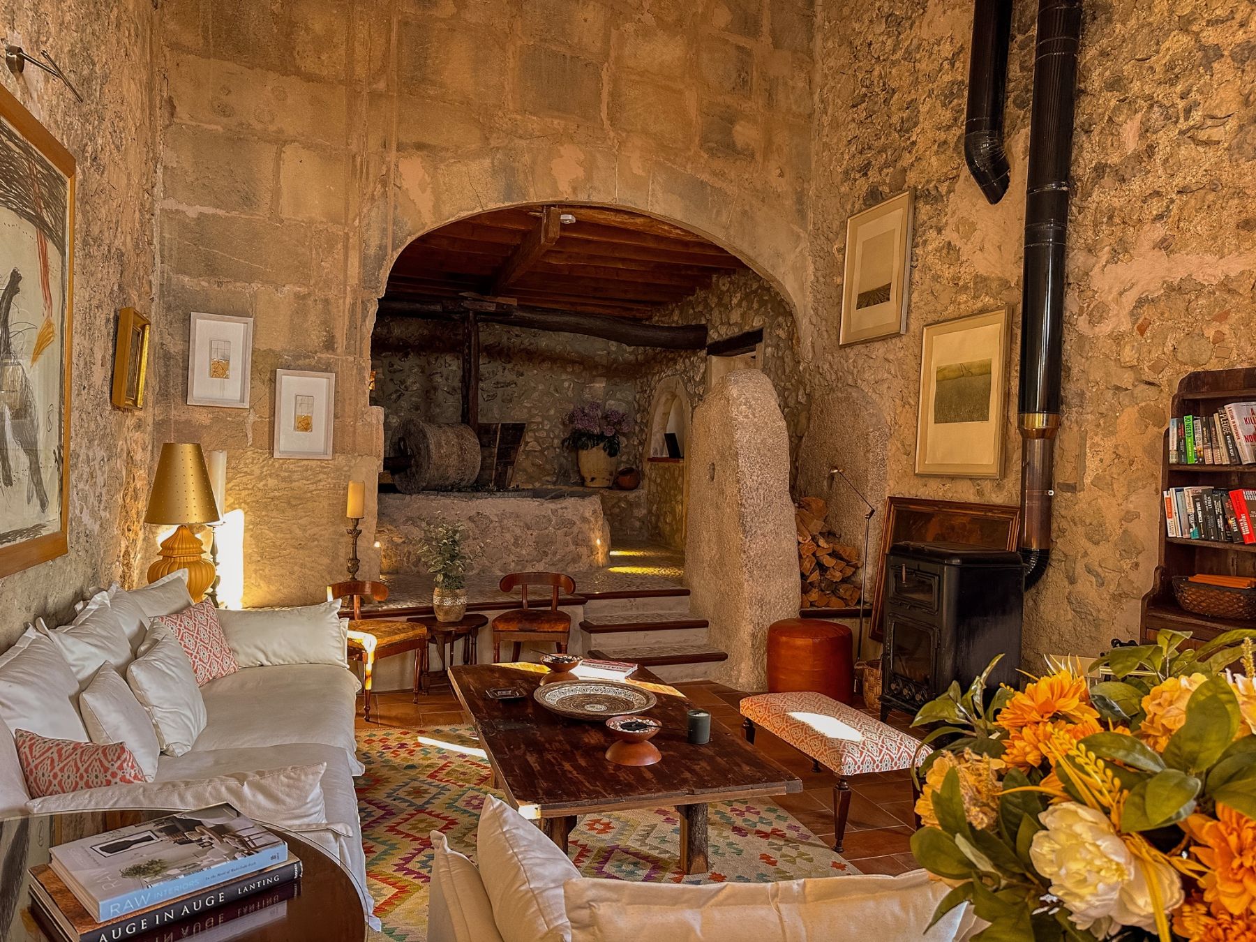 Living room at Villa Esplendor