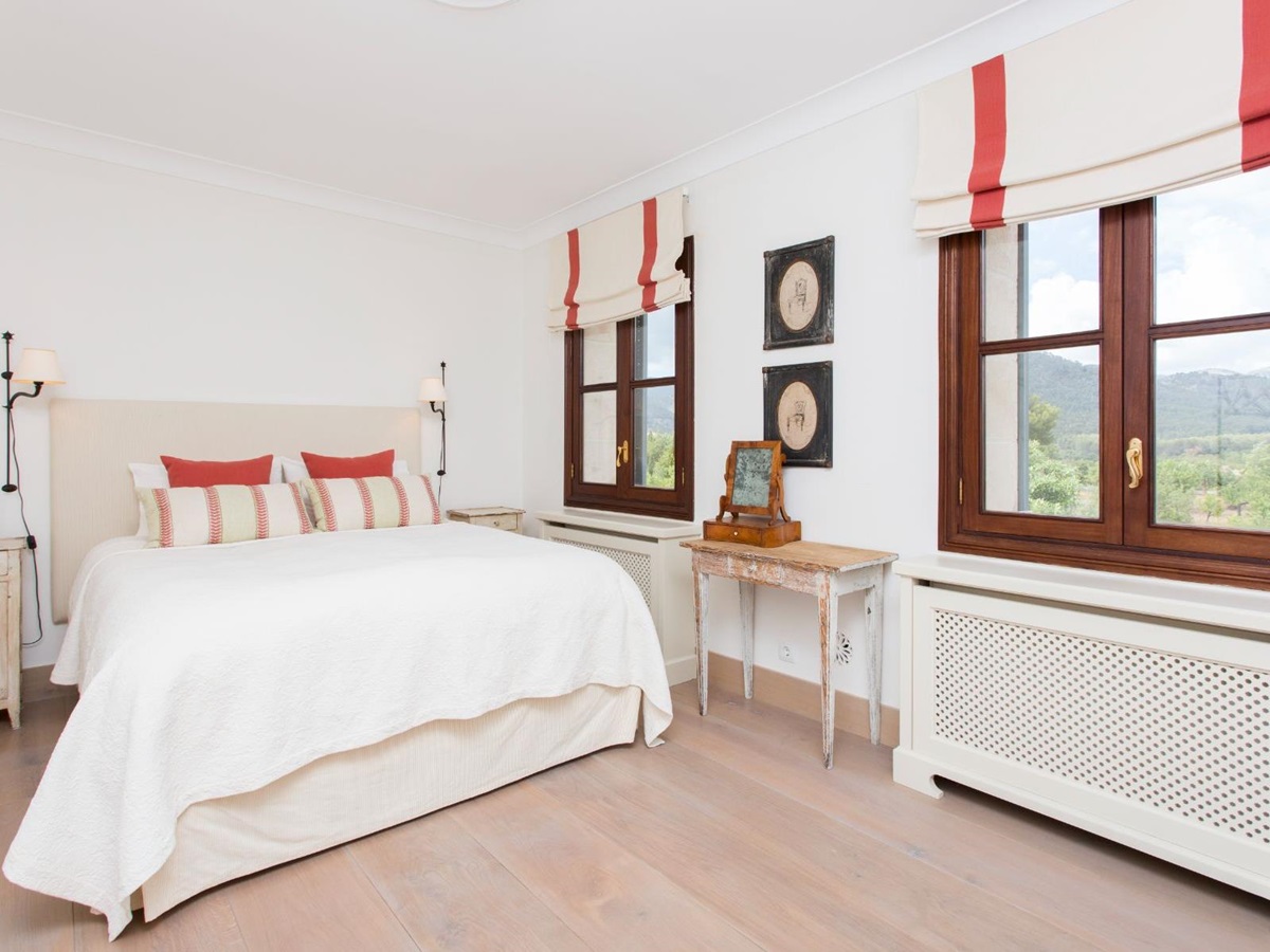 Double bedroom at Villa Maria, Mallorca