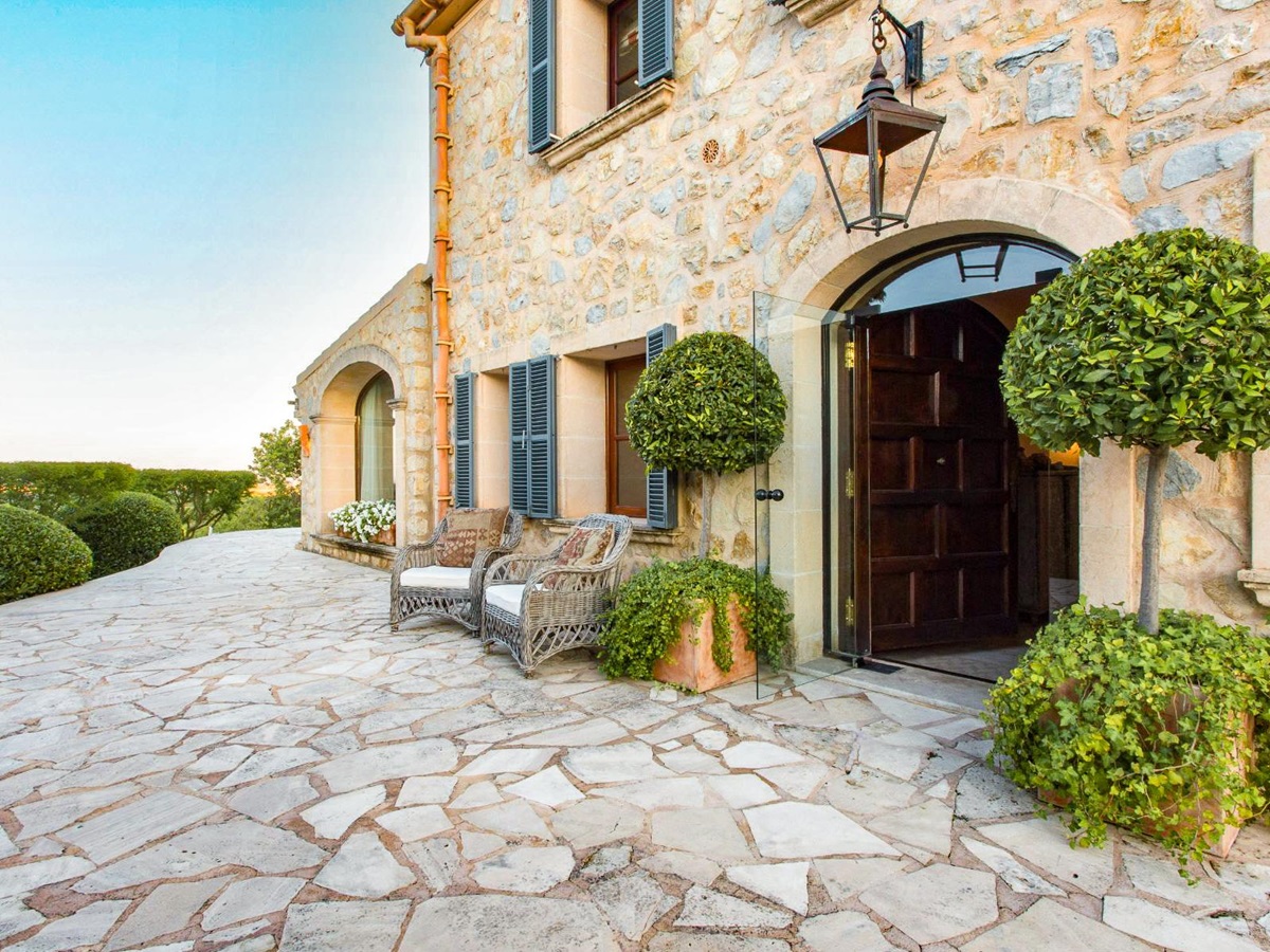 Entrance at Villa Maria, Mallorca