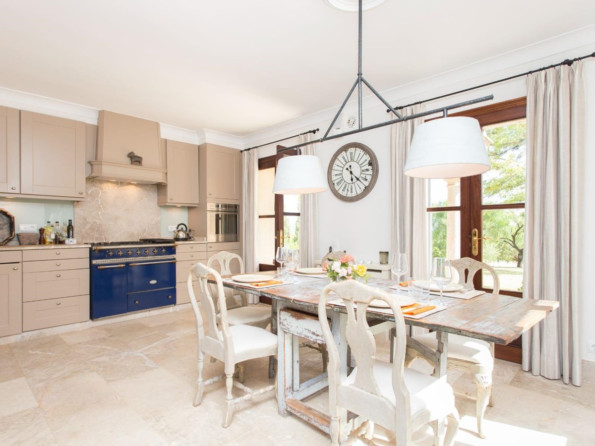 Kitchen at Villa Maria, Mallorca