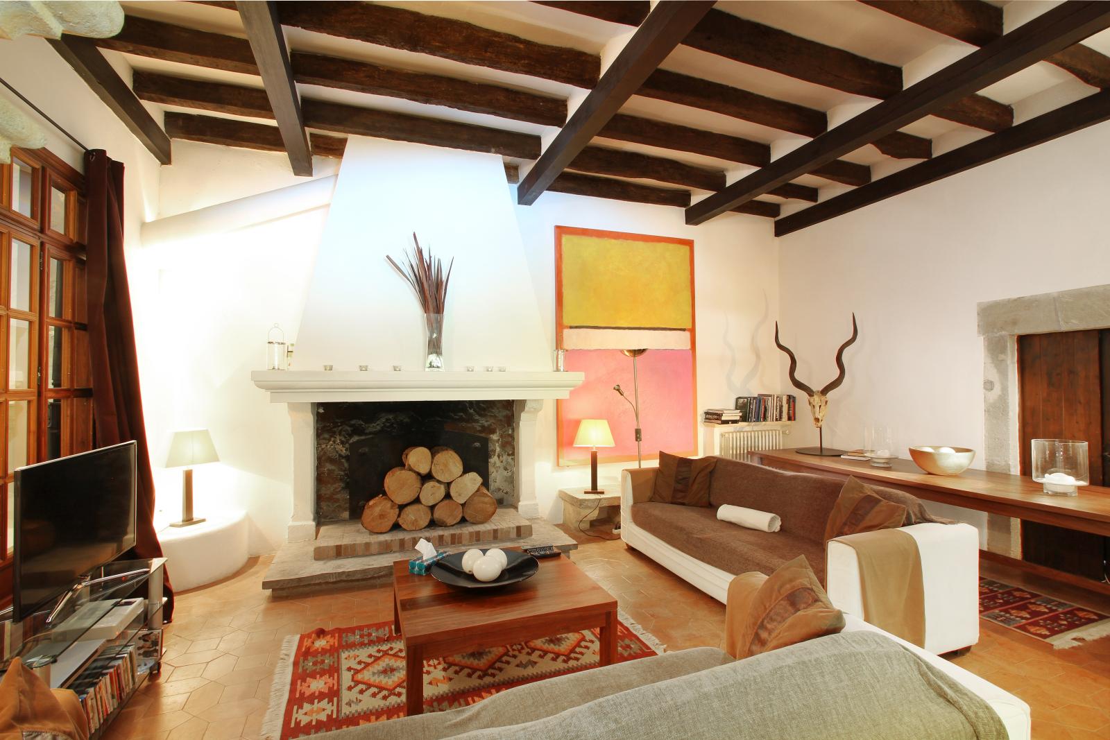 Living room in Villa Poligono, Mallorca
