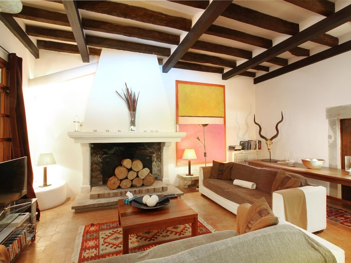 Living room in Villa Poligono, Mallorca