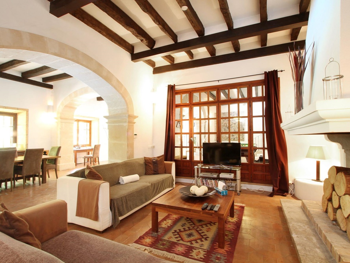 Living room in Villa Poligono, Mallorca