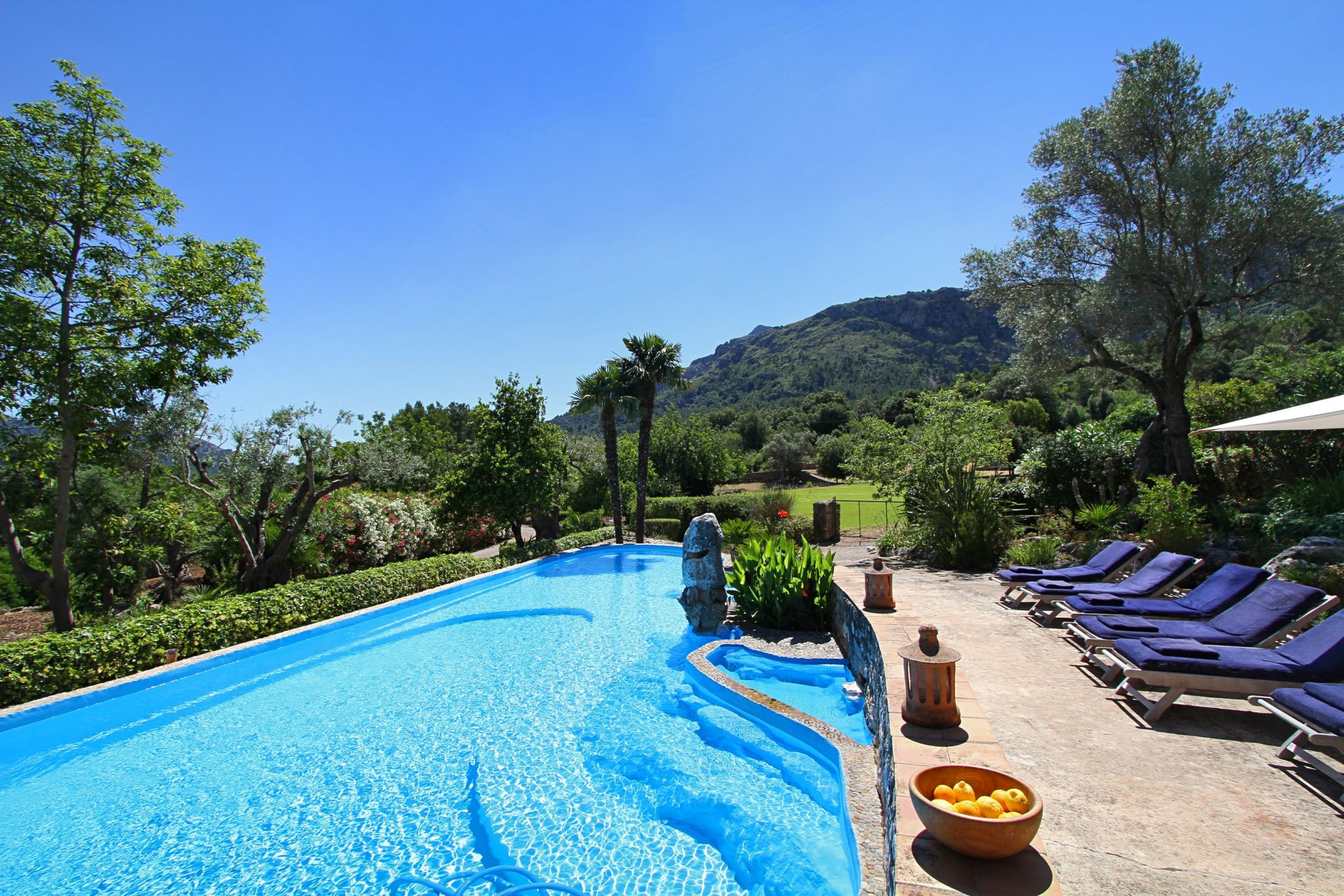 Swimming pool of Villa Poligono, Mallorca