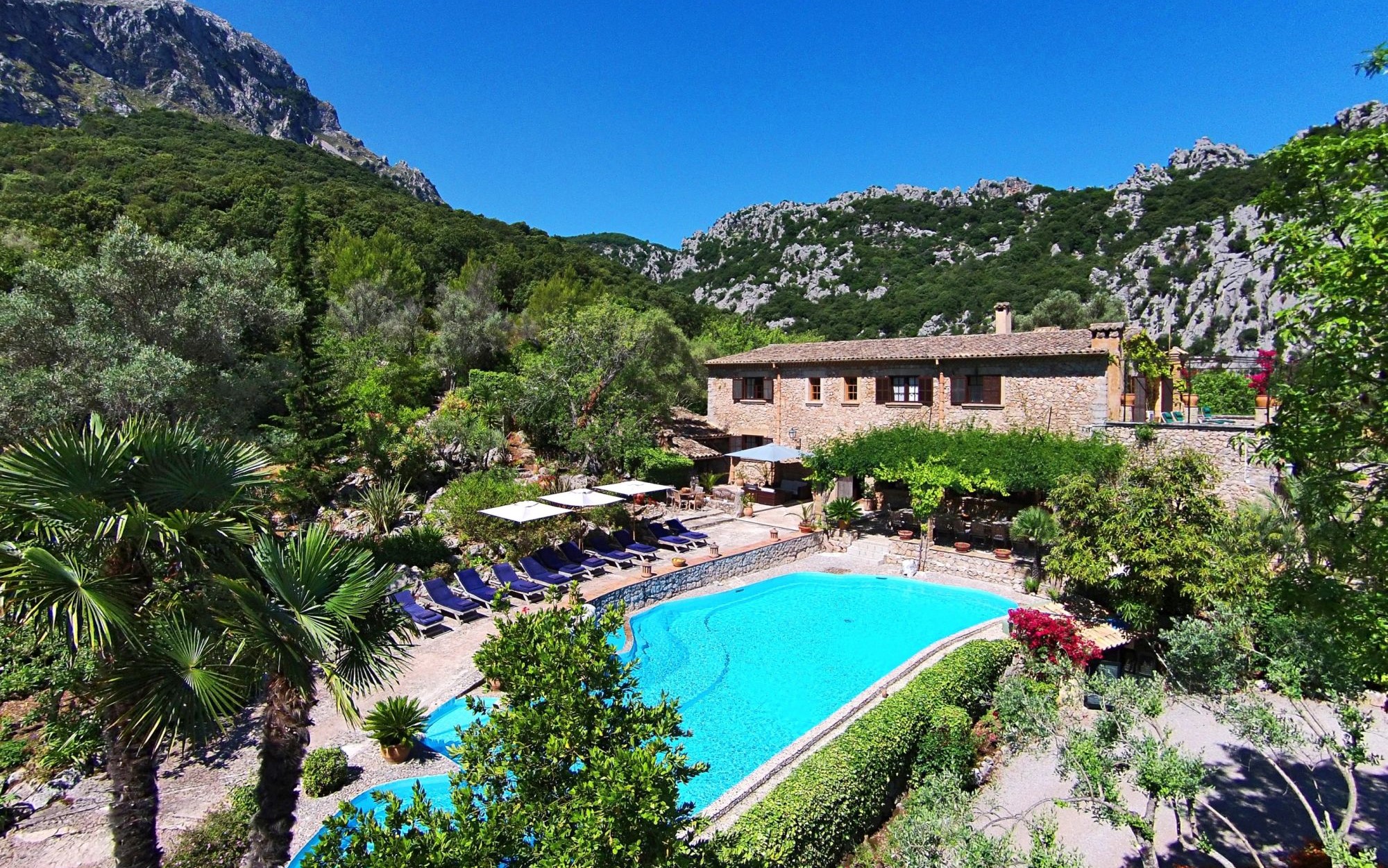 Swimming pool of Villa Poligono, Mallorca