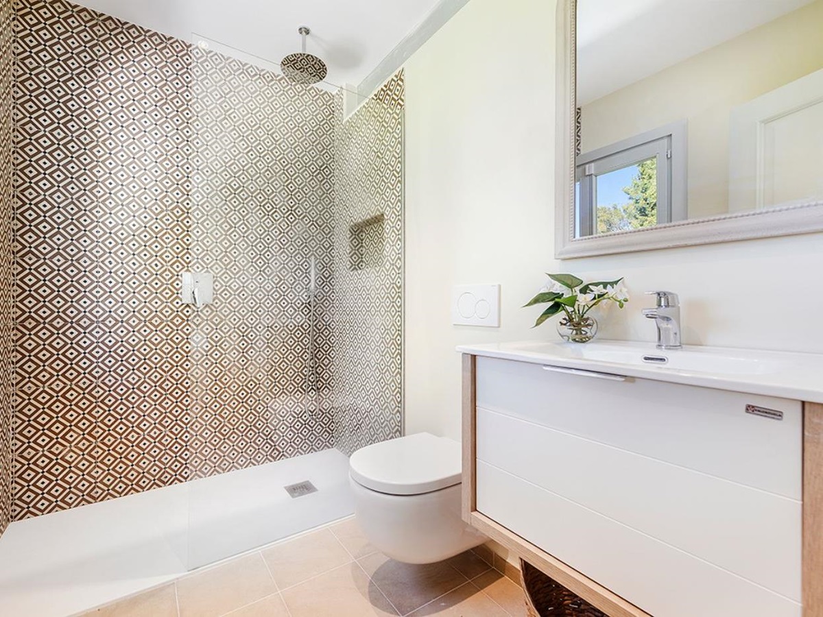 Bathroom at Villa Pollenca in Mallorca