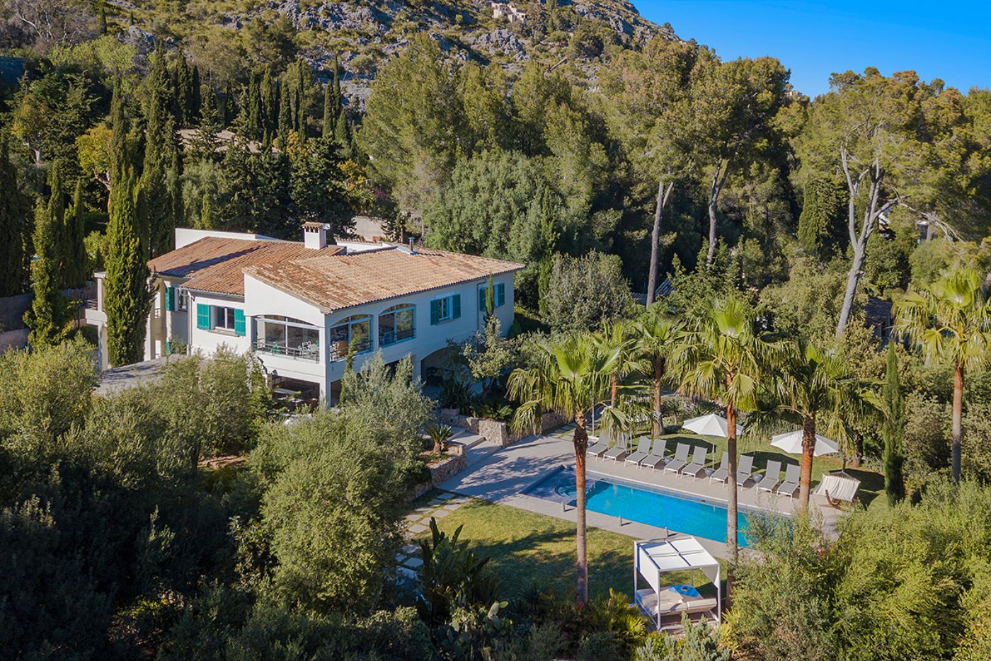 Full Exterior at Villa Pollenca in Mallorca