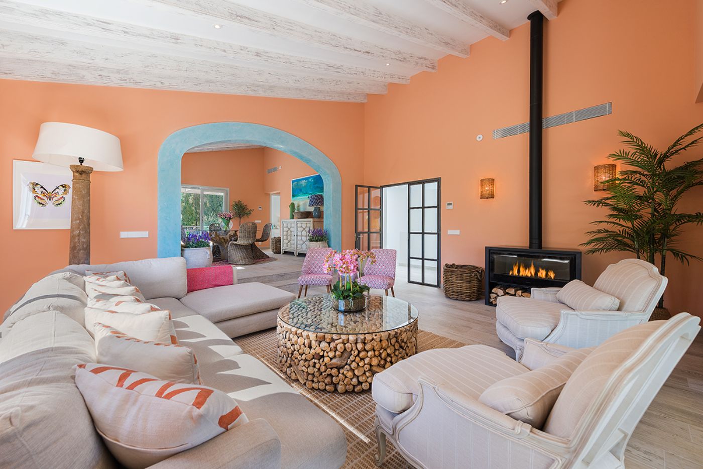 Sitting Room at Villa Pollenca in Mallorca