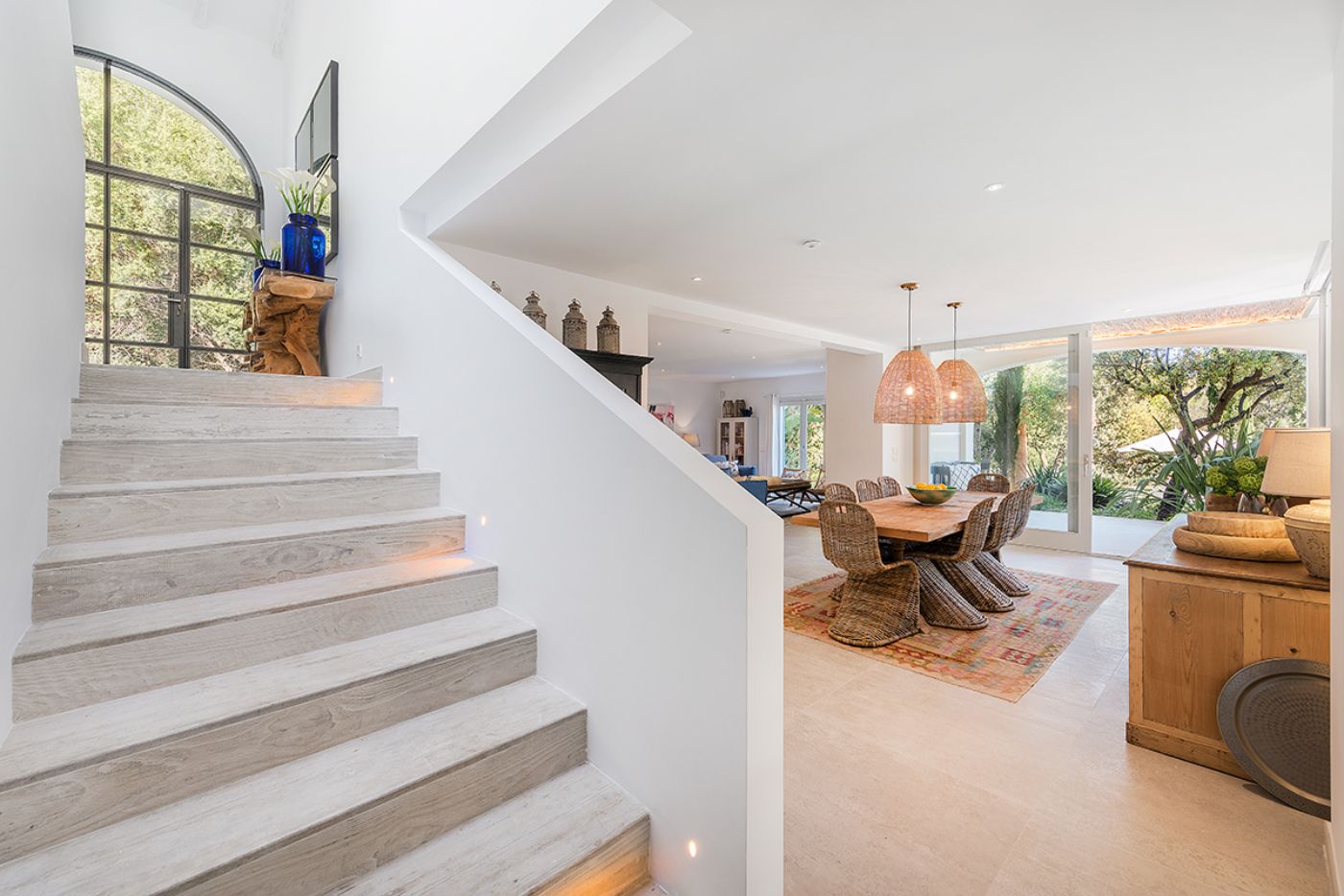 Stairway at Villa Pollenca in Mallorca
