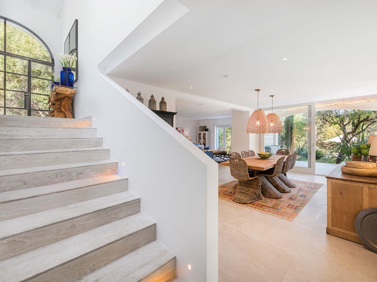 Stairway at Villa Pollenca in Mallorca