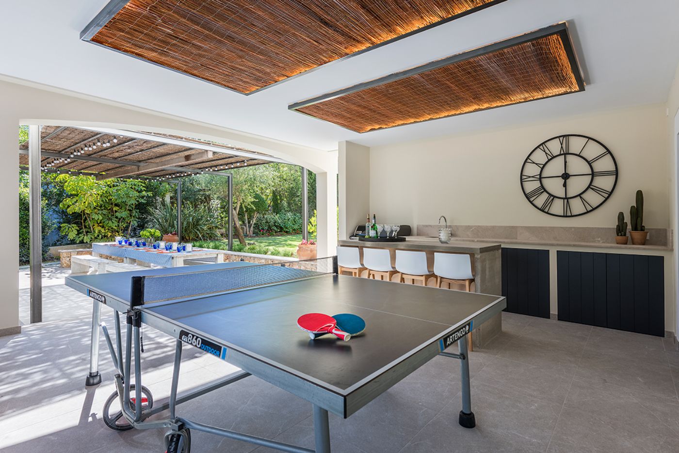 Table Tennis at Villa Pollenca in Mallorca