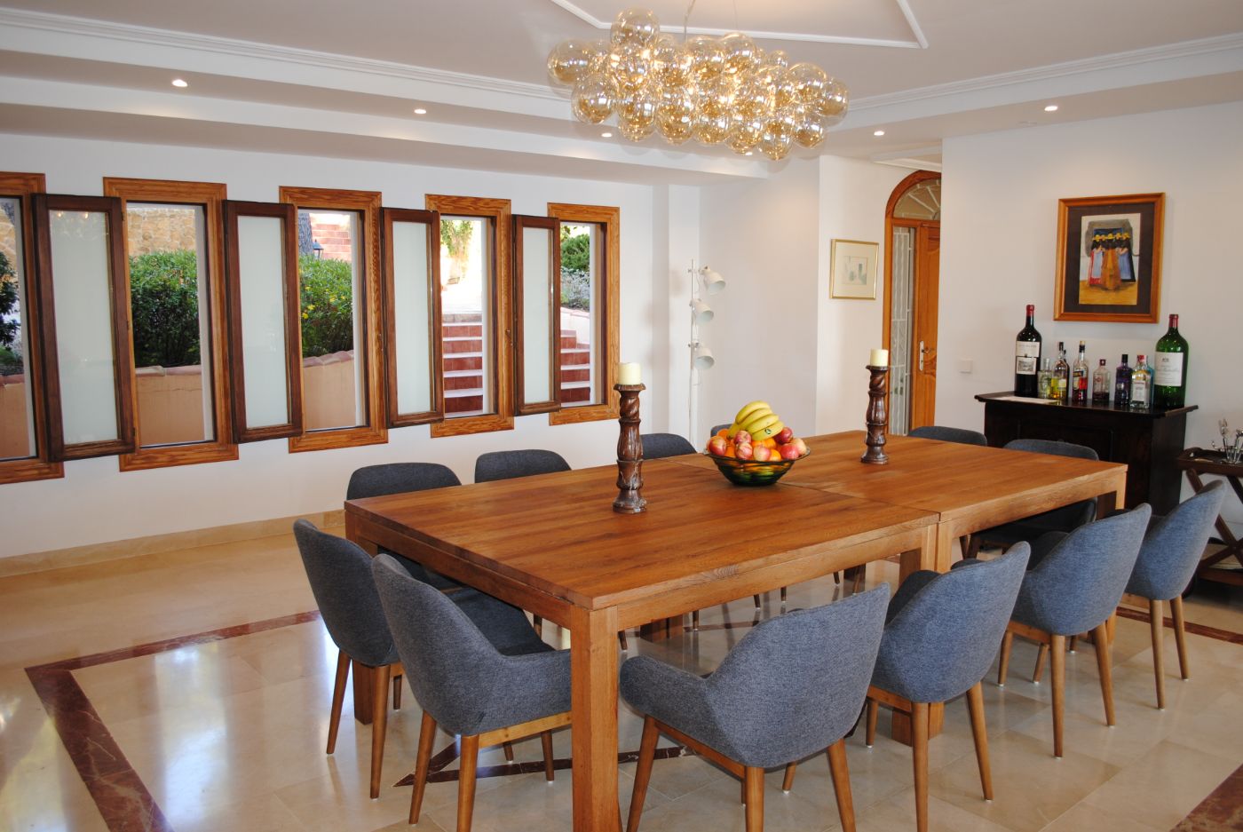 Dining room at Villa Santuario