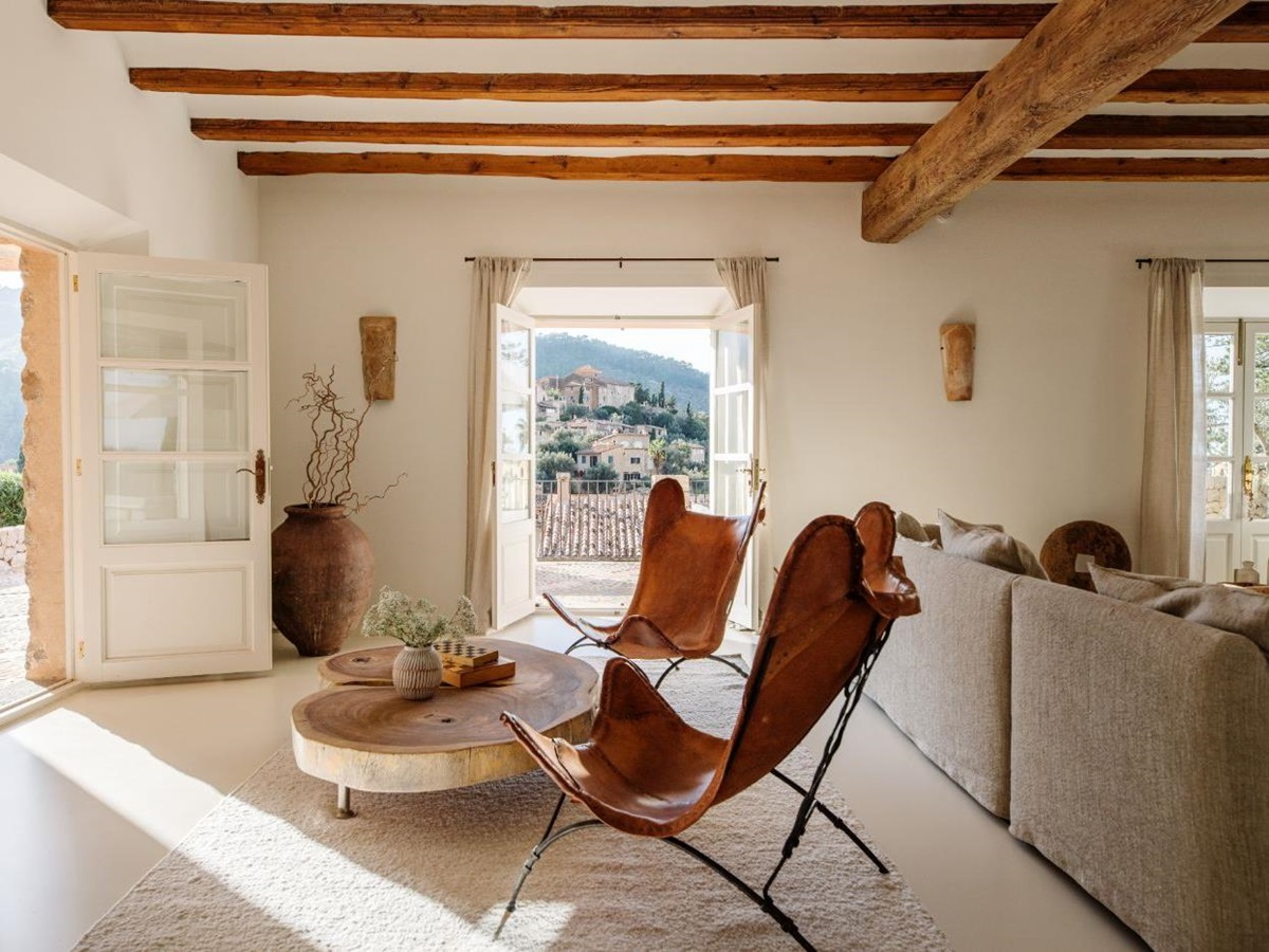 Living room at Villa Serena