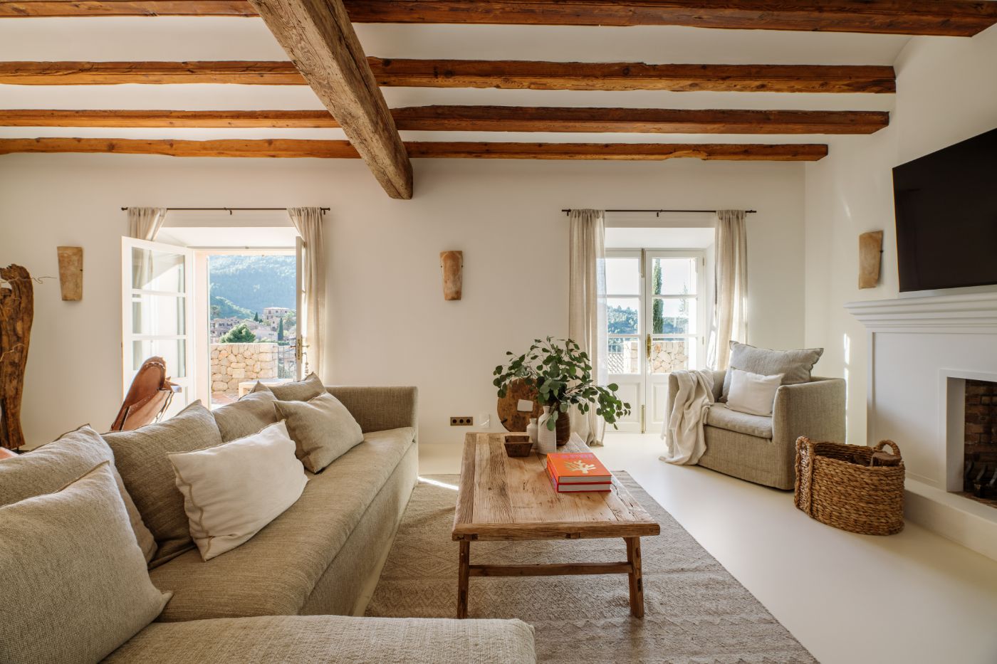 Living room at Villa Serena