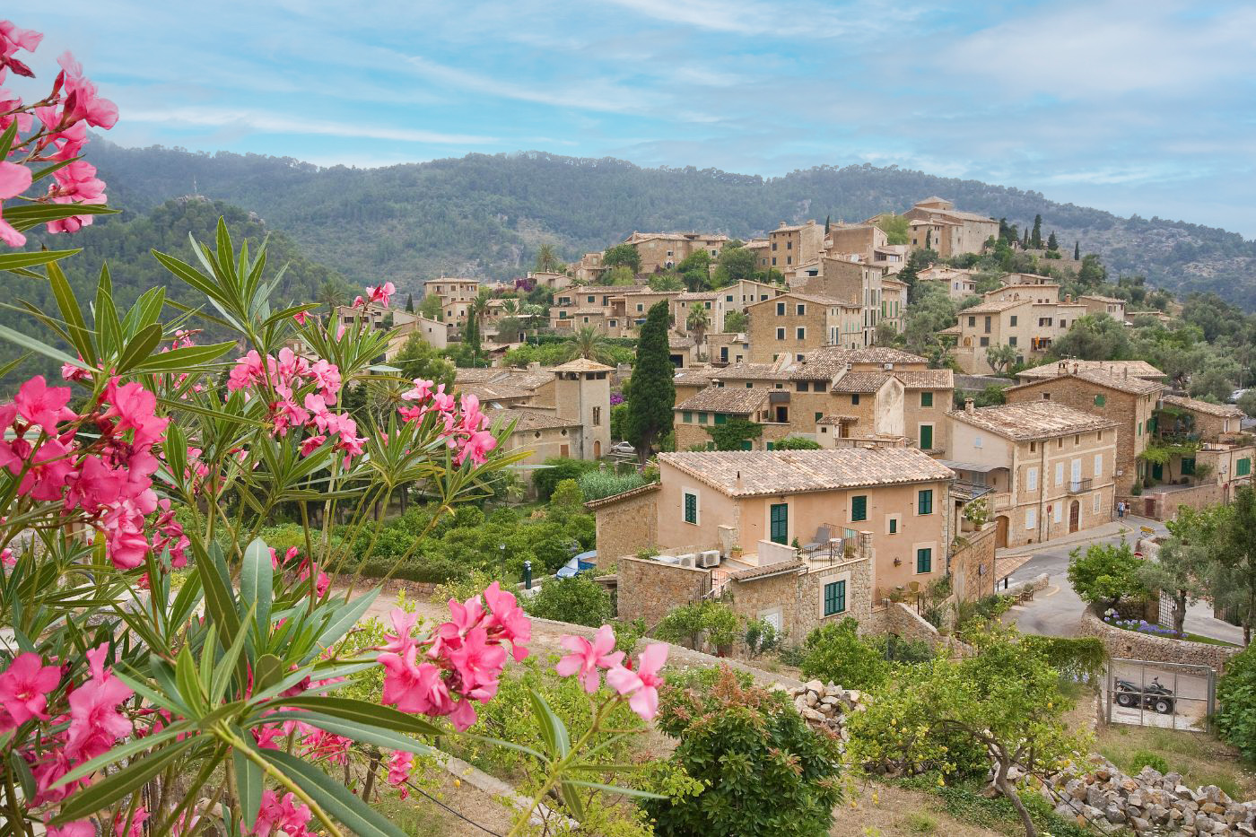 View of Deia from Villa Serena