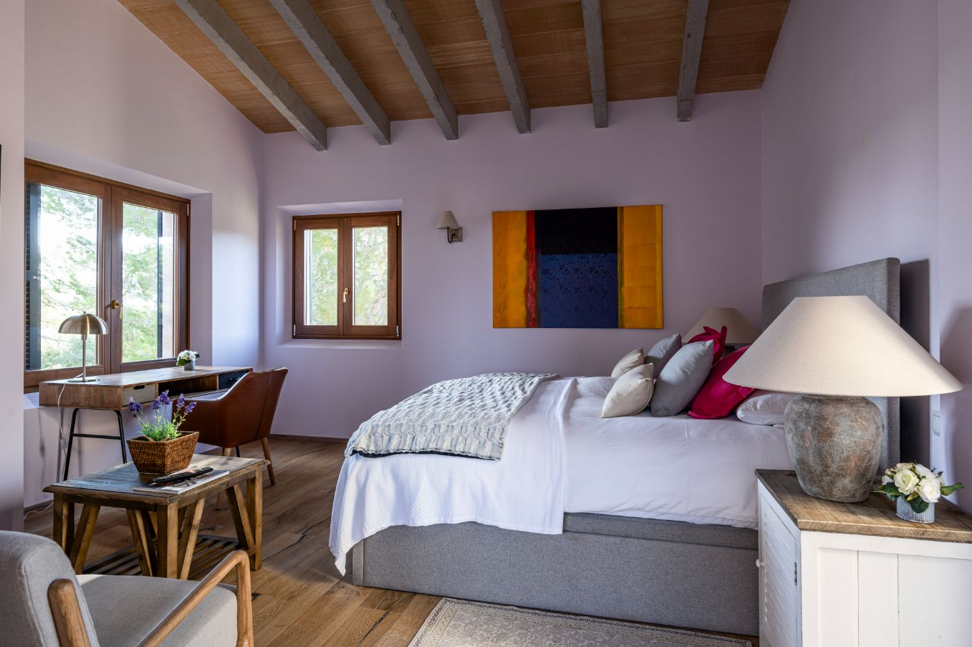 Double bedroom at Villa Sineu Vista