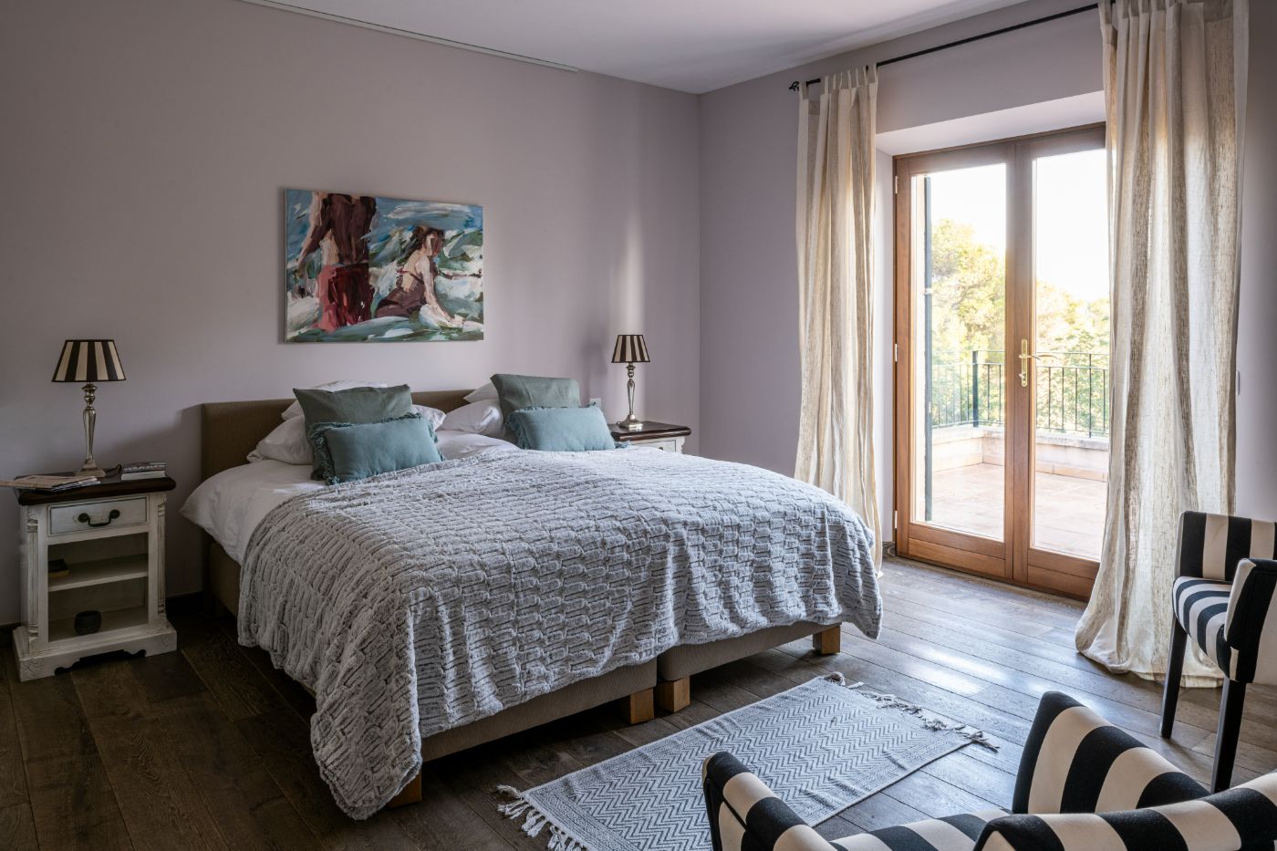 Double bedroom at Villa Sineu Vista