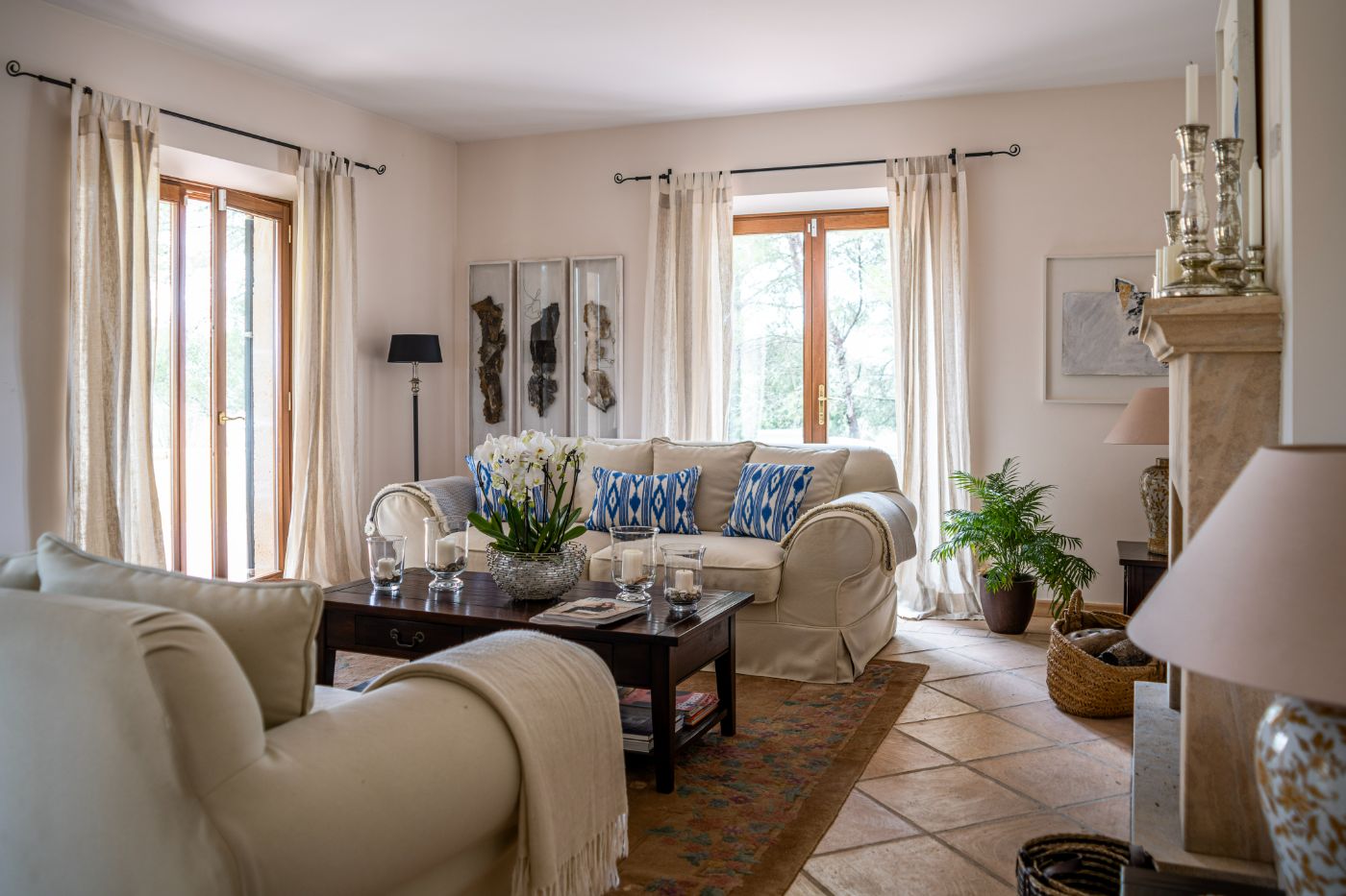 Living room at Villa Sineu Vista